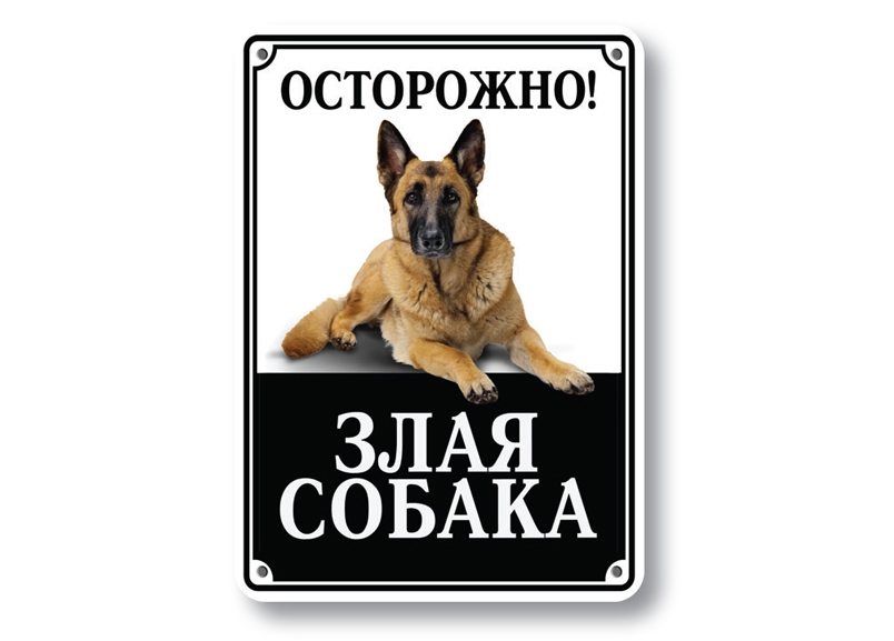 осторожно злая собака Культурно торговать почётный труд